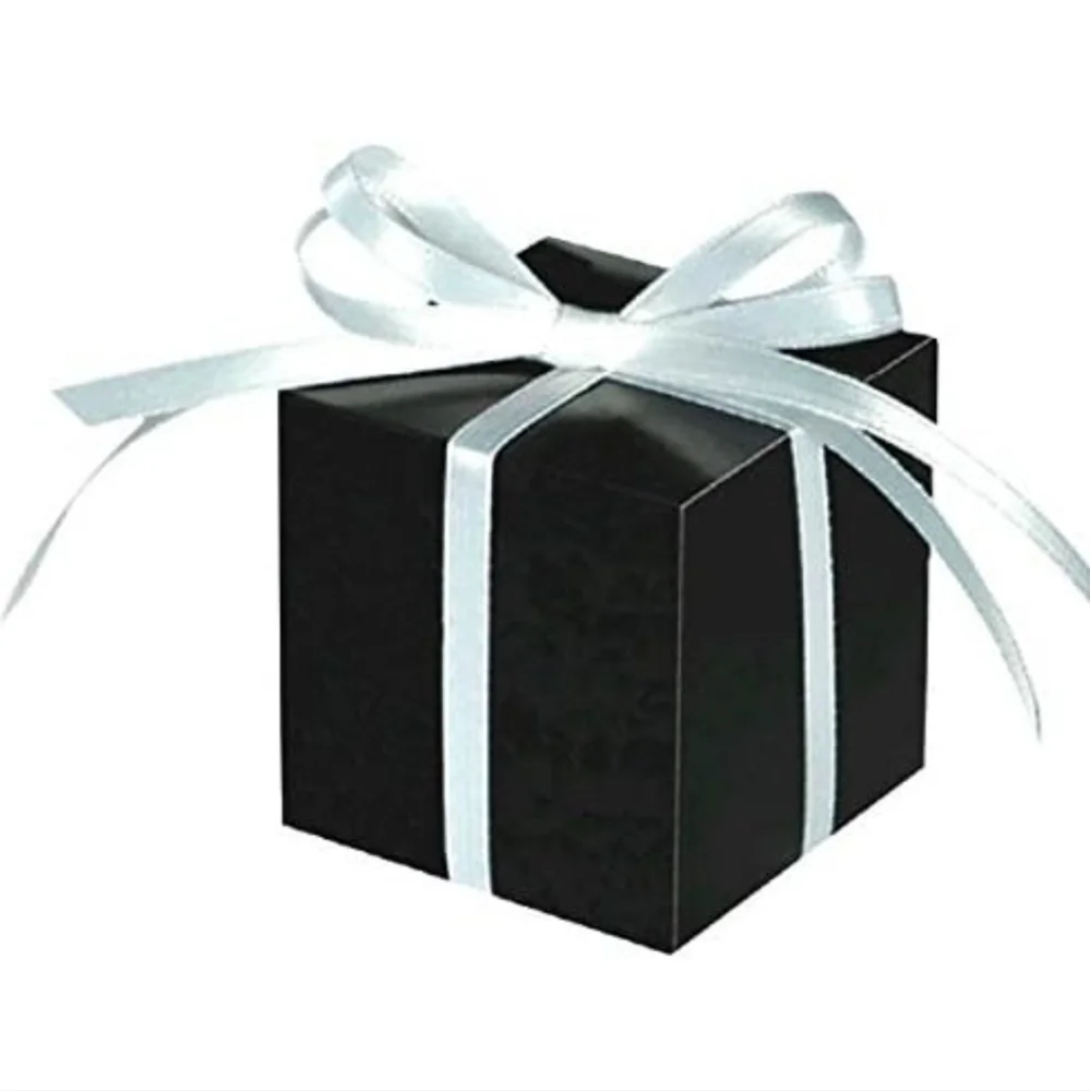 200 Count Black Party Favor Boxes